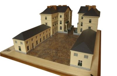 Le Palais du Roi de Rome (Rambouillet) en 1843. Maquette tactile démontable © Archi-Tact.