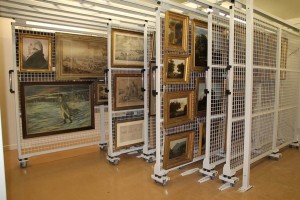 Des grilles coulissantes Promuseum équipent les réserves de la Bibliothèque Marmottan © Promuseum.