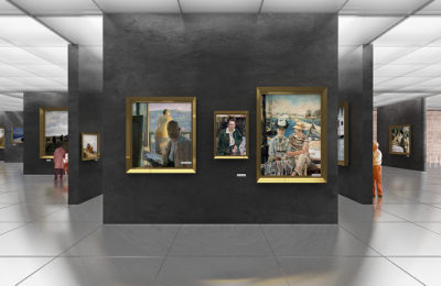 Projet pour la rénovation et l'extension du Musée des Beaux-arts de Tournai. ©Kascen
