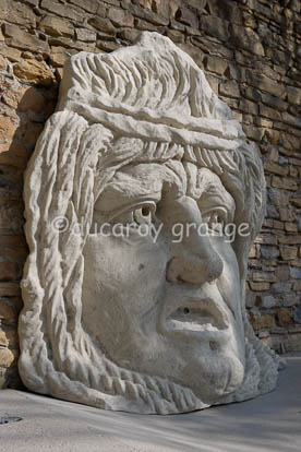 Moulage de sculpture antique - Aménagement du jardin André Malraux @ Lyon 5. ©Ducaroy Grange