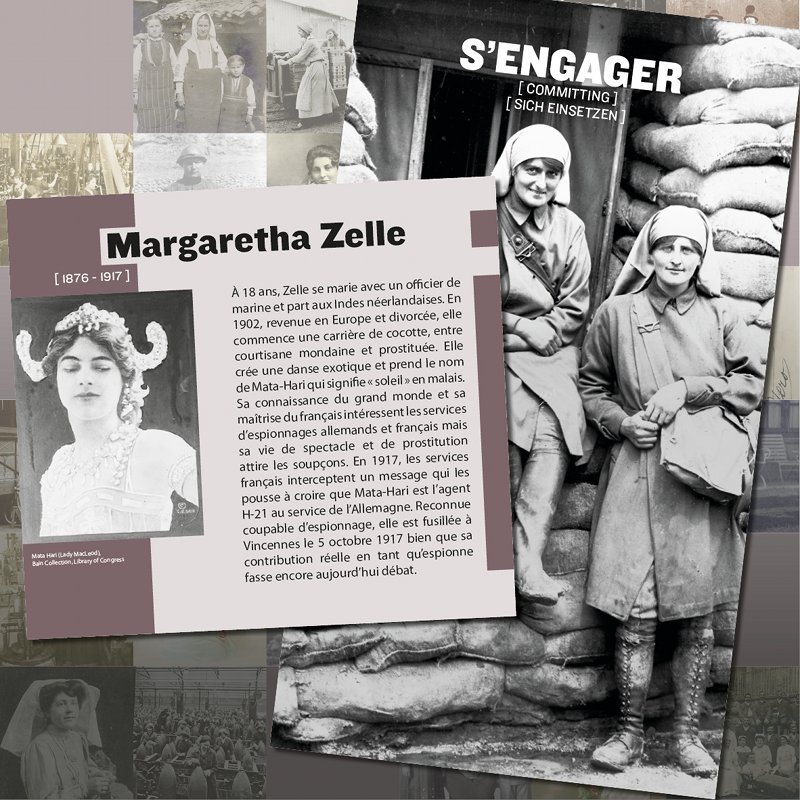Les femmes dans la Grande Guerre, Musée de la Grande Guerre (Meaux). ©Agence Point de Fuite