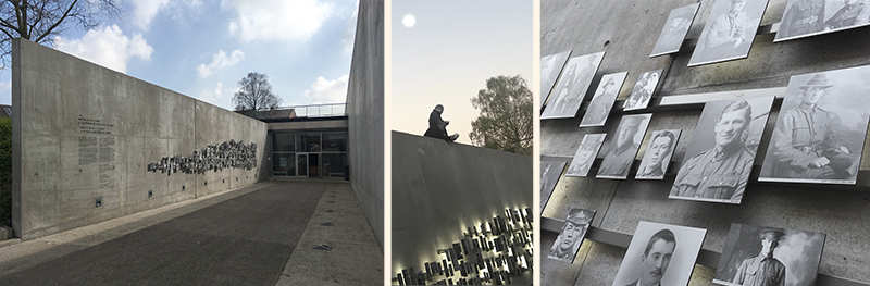 La fabrique créative, mur mémoriel hommage aux tunneliers néo-zélandais réalisé à l’occasion du centenaire de la bataille d’Arras. ©La fabrique créative