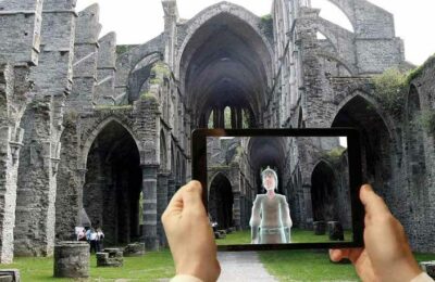 Visite augmentée de l'Abbaye Villers-la-Ville (Belgique) par 44screens. ©Jean-Pol GRANDMONT