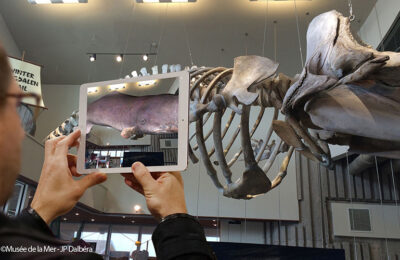 La technologie Tango et la solution développée par le studio 44 Screens au Musée de la Mer des îles de la Madeleine (Québec). ©Musée de la Mer - JP Dalbéra