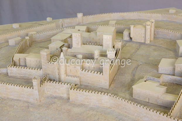 Plan-relief de la ville forte de Chazay d’Azergues (69), vue de détail. © Ducaroy Grange