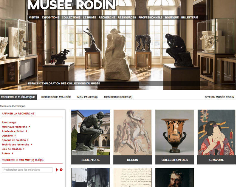 Portail des collections Musée Rodin