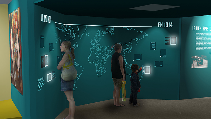 Familles à l’épreuve de la guerre, Musée de la Grande Guerre de Meaux. ©Agence Présence