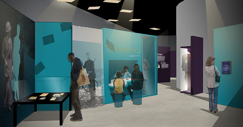 Familles à l’épreuve de la guerre, Musée de la Grande Guerre de Meaux. ©Agence Présence