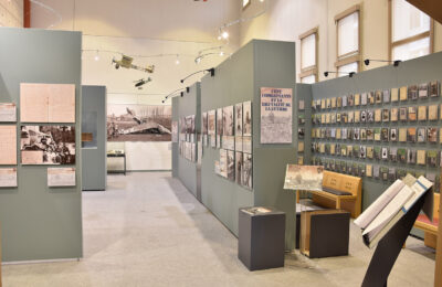 Cloisons Mila-Wall 100 de MBA France pour le dernier volet d'une série d'expositions consacrées à la Grande Guerre, Archives départementales de Alpes de Haute-Provence. ©JM Delaye - AD AHP