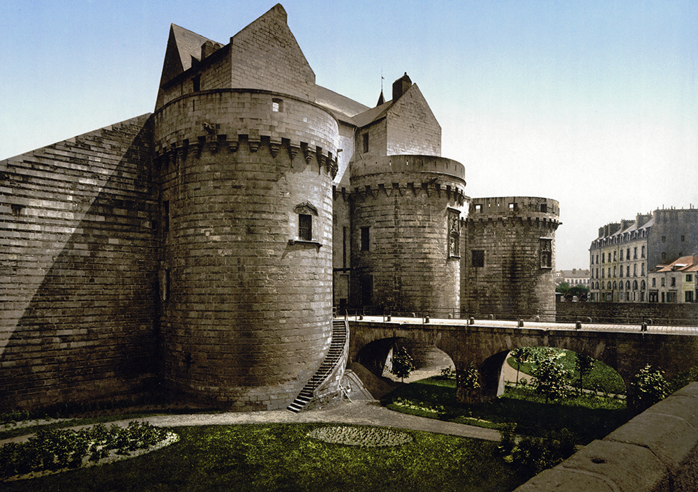 L'entrée du Château de Nantes en 1900 ©Domaine public