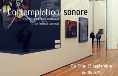 Akken au Musée d'Arts de Nantes. Contemplation sonore. Expérience d'écoute immersive en fauteuil connecté.