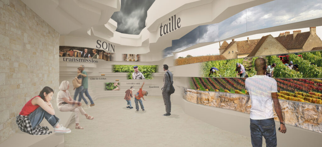 STUDIO ADELINE RASPAL vin Cité des Vins et des Climats de Bourgogne