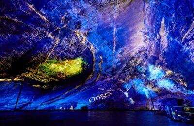 inytium grottes de han spectacle origin by luc petit