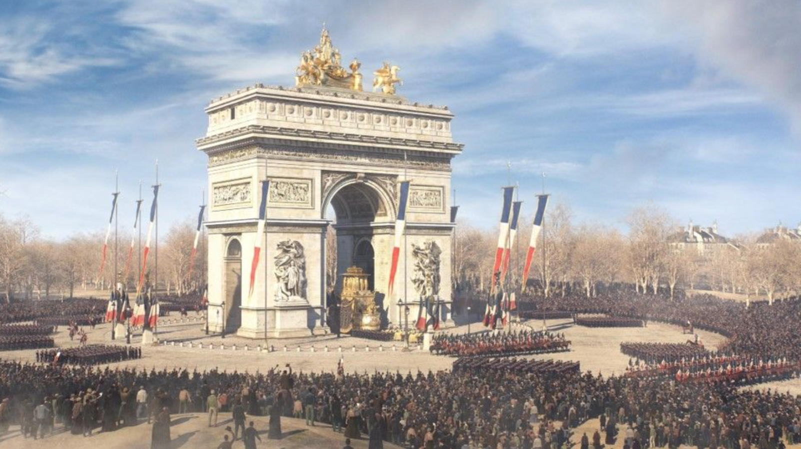Revivez l'histoire de l'Arc de Triomphe grâce à deux ...