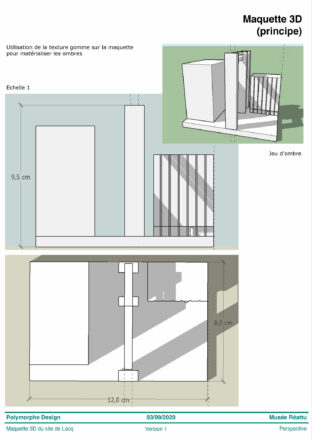 Fichier 3D, plan et élévation du modèle.
