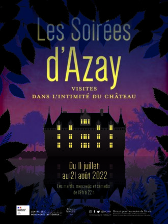 Visite plurisensorielle du château d'Azay-le-Rideau